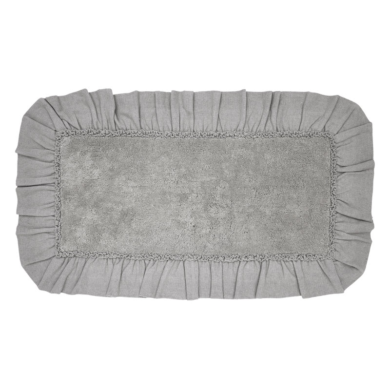 Nairobi 100% Cotton Non-Slip Bath Mat, 27" W x 48" L