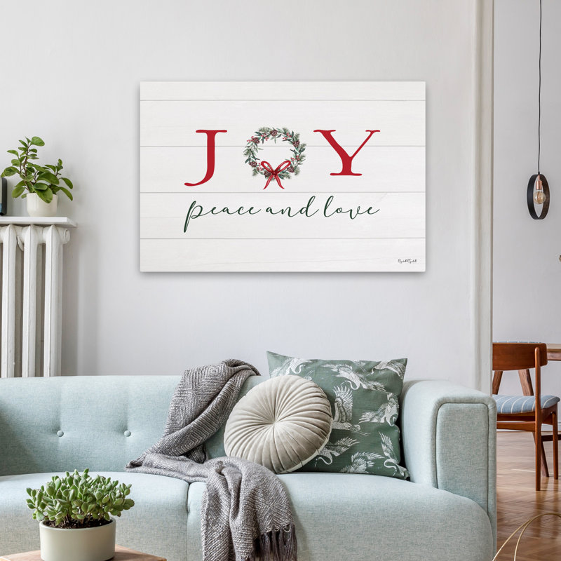 Joy, Peace and Love - Joy Joy Peace and Love, H 24 po x l 36 po