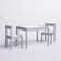 Hunter Kids 3 Piece Play Or Activity Table and Chair Set