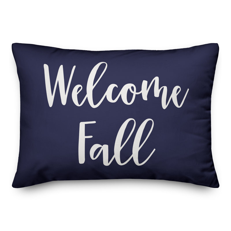 Reversible Throw Pillow, Navy