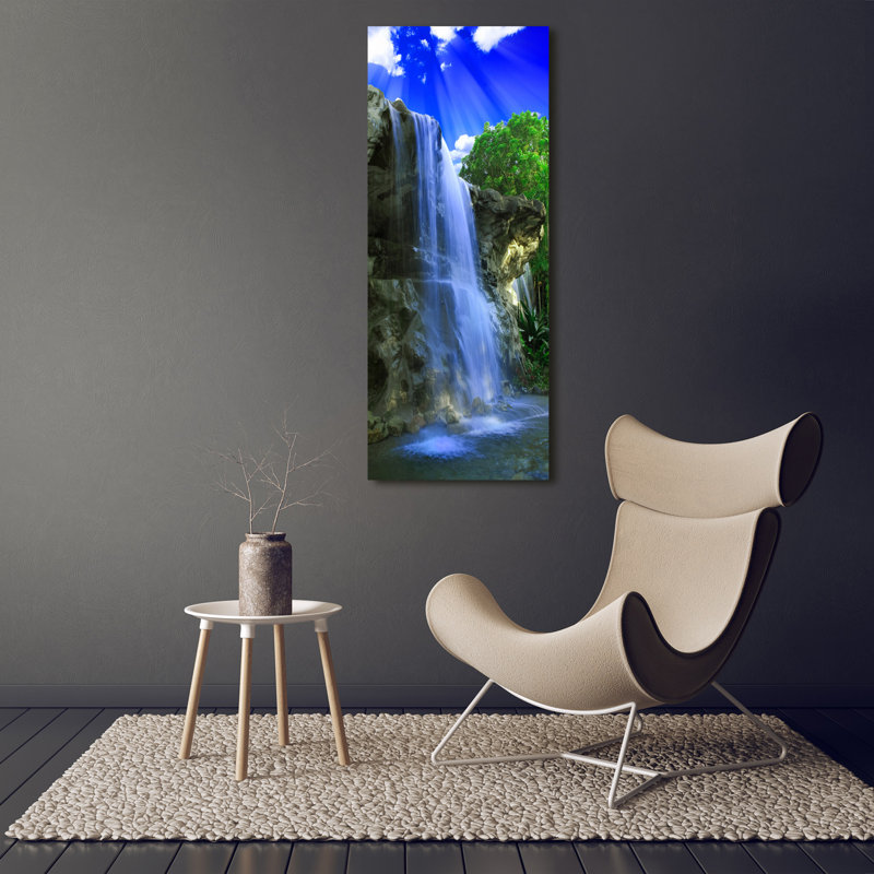 Waterfall - Wrapped Canvas Print