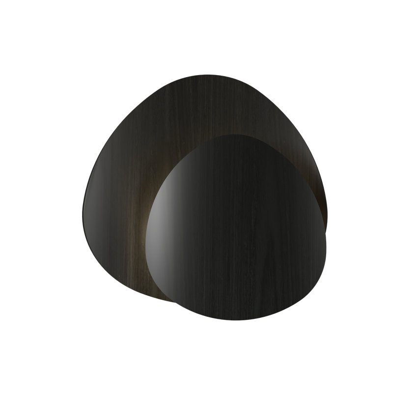 Leaf 1 - Light Flush Mounted Sconce, Charcoal