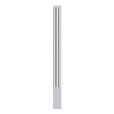 86.625'' H x 6.875'' W x 86.625'' D Plastic Capital
