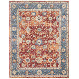 Wool Area Rug in Red