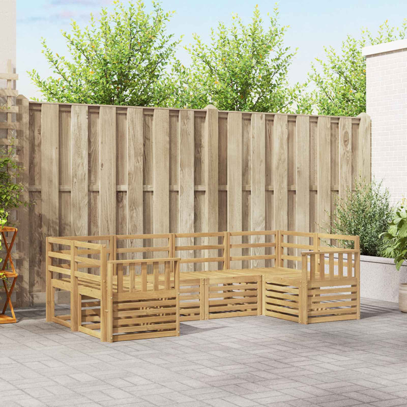 245cm Wide Patio Sectional Set