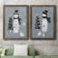 «Snowman Galvanized I», ensemble de 2 reproductions-10970687-10970662-10970657