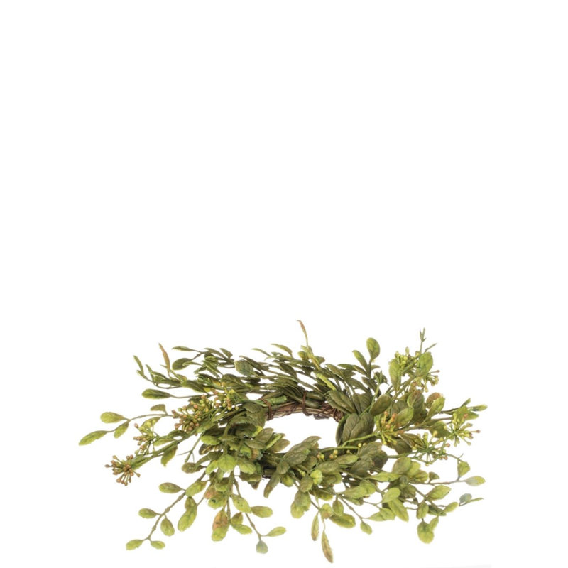 Couronne de buis anglaise artificielle 8 po