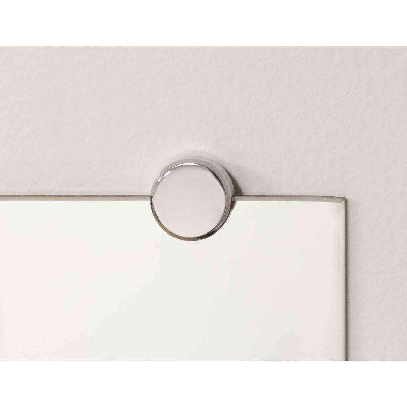 Cheston Flat Wall Mirror, 24" x 24"