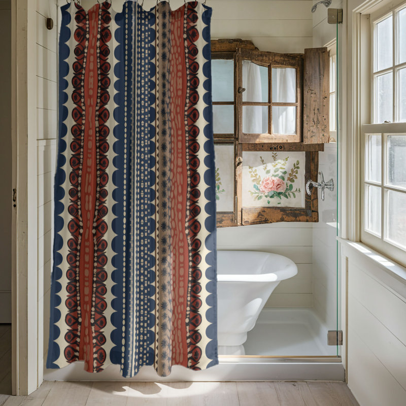 Rideau de douche Boho Gardens - Premium, H 74 po x l 71 po