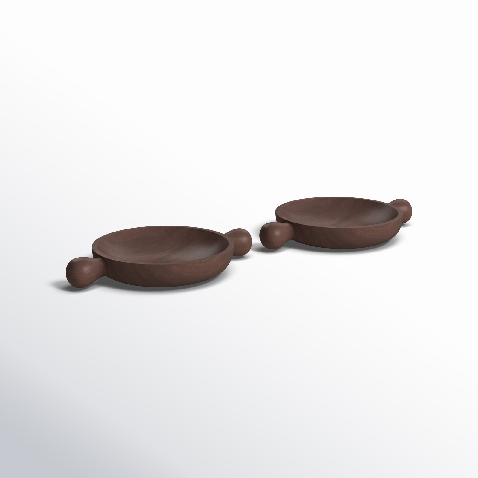 Keating Wood Tray - Set of 2