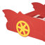 Lit plateforme avec roulettes Race-593123470
