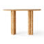 Console Mid-Century moderne en bois manufacturé Burlywood-1078760758