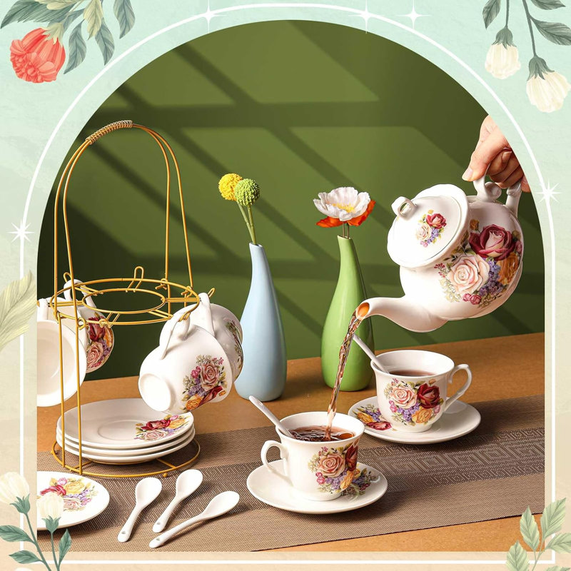 Ceramic tea set