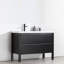 Allamanda 42 po L x 20 po P 2 tiroirs Meuble-lavabo avec évier simple et Comptoir en Quartz blanc