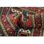 Tapis unique en coton de 5 pi 11 po x 2 pi 7 po bleu marine et bleus