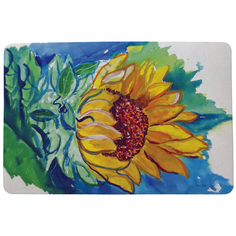 Olmos Non-Slip Doormat, Rectangle 1'6" x 2'2"