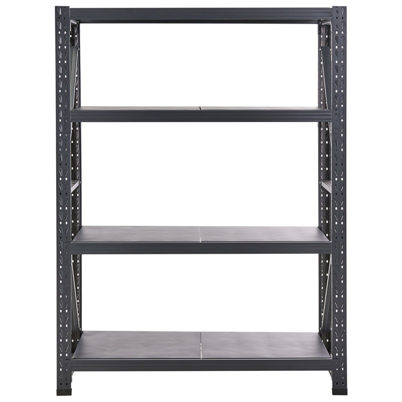 Steel Basic Storage System, Black, 200cmH x 150cmW x 60cmD