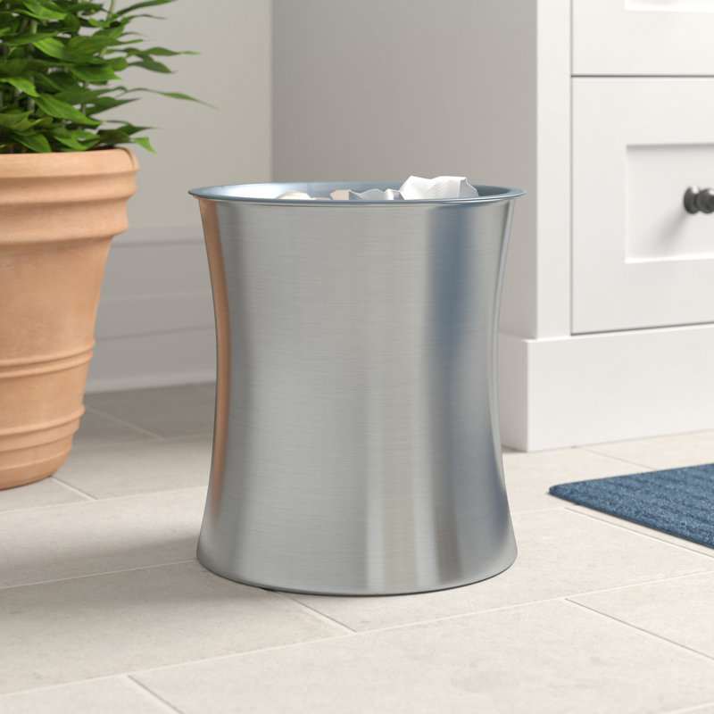 Elite Metal Open Waste Basket - 1.75 Gallons