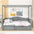 Karoly Twin Wooden Canopy Day Bed with Drawers-642574661