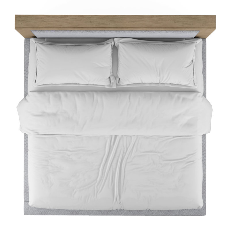 Lit plateforme tapissier Keenyah, Grand