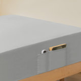 Soft Fitted Sheet With Side Storage Pocket