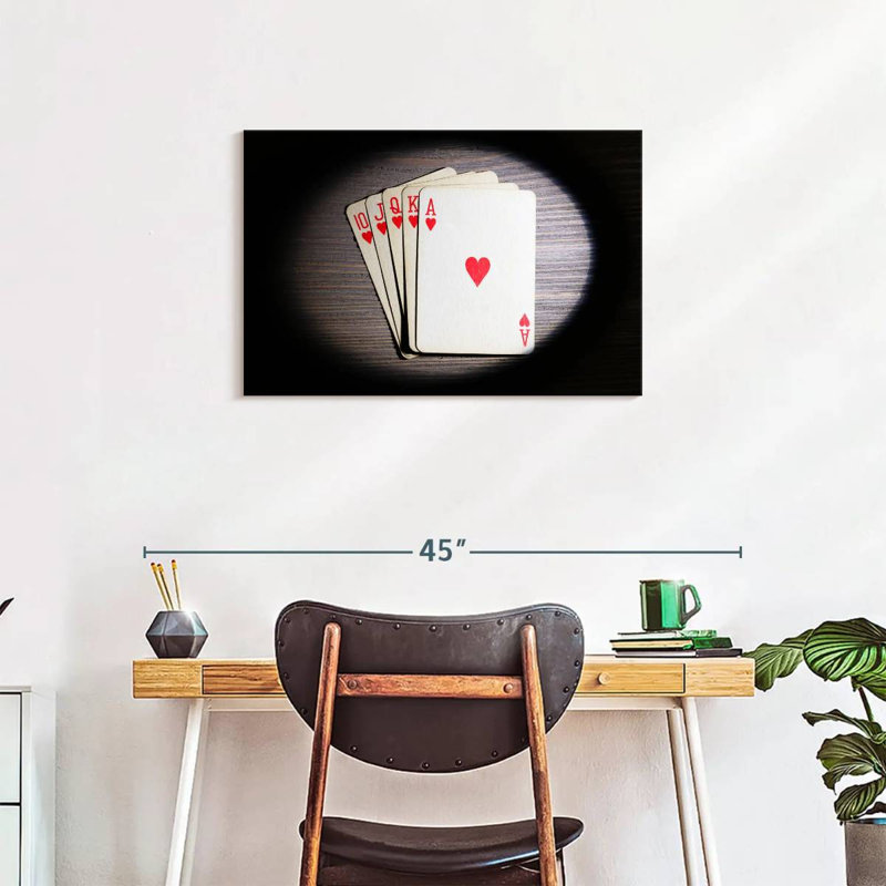 'Poker Flush, 20" H x 30" W
