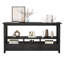Console American Country - Canapé à cadre en bois rétro pour décoration intérieure rustique et moderne