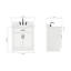 Meuble-lavabo simple 30 po en bois massif avec plateau en quartz 1,5 po Thornaby-654170086-619910860