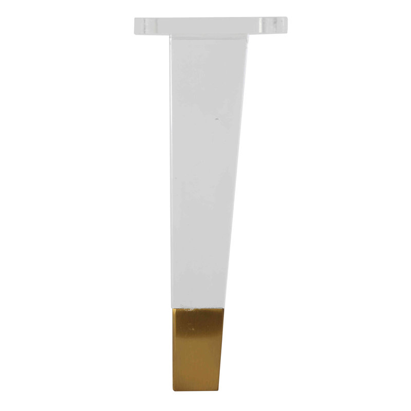 Pied en acrylique Cortesi Home avec laiton