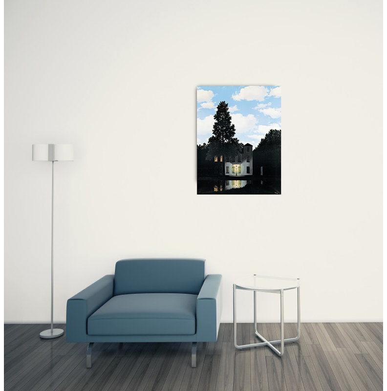 L'Empire Des Lumieres by René Magritte - No Frame Print on Wood