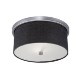 Plafonnier encastré cylindrique à 2 lumières de 13 po Ingmar