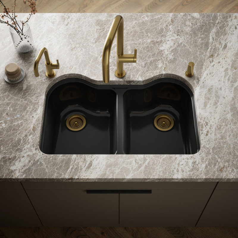 Hartland® 33" L x 22" W Undermount Kitchen Sink, Dune