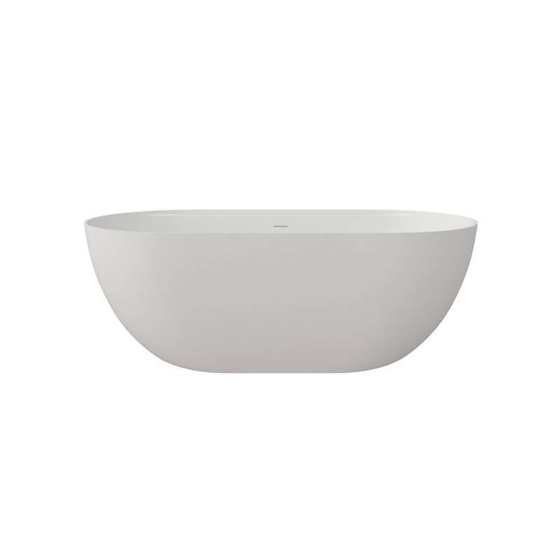 Baignoire profonde 59 "de qualité supérieure avec tablette en acrylique