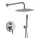 Calder Complete Shower System with Rough in-Valve