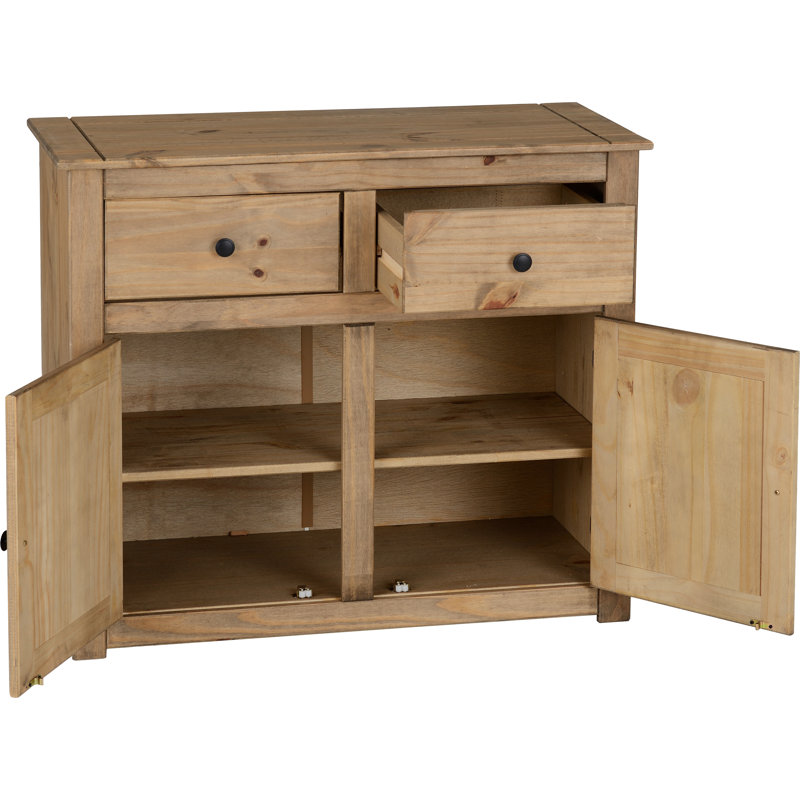 Tetteh 93cm Solid Wood Sideboard