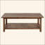 Table basse en bois avec tablette