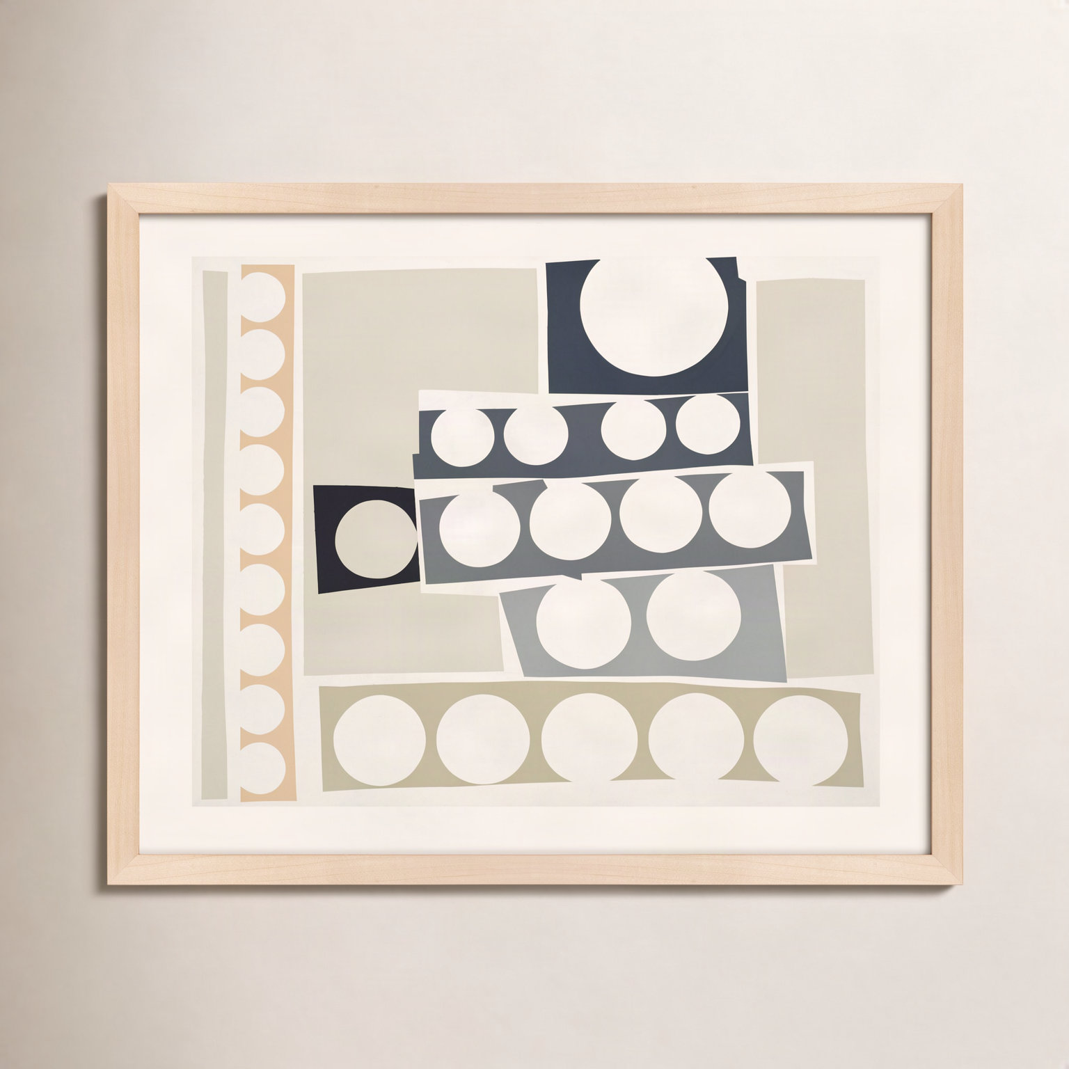Cosmos 6.0 Print by Lee Lessem, 40" H x 50" W x 1.25" D, Brown Framed