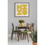 «Bold Vintage Geometric Sunshine Yellow» par The Creative Bunch Studio, reproduction d'art sur toile encadrée