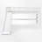 Low Loft Bed With Slide-237769010-237769011