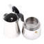 Cafetière à espresso en acier inoxydable de 6 tasses de 10,1 oz. Pot à moka compatible avec l'induction