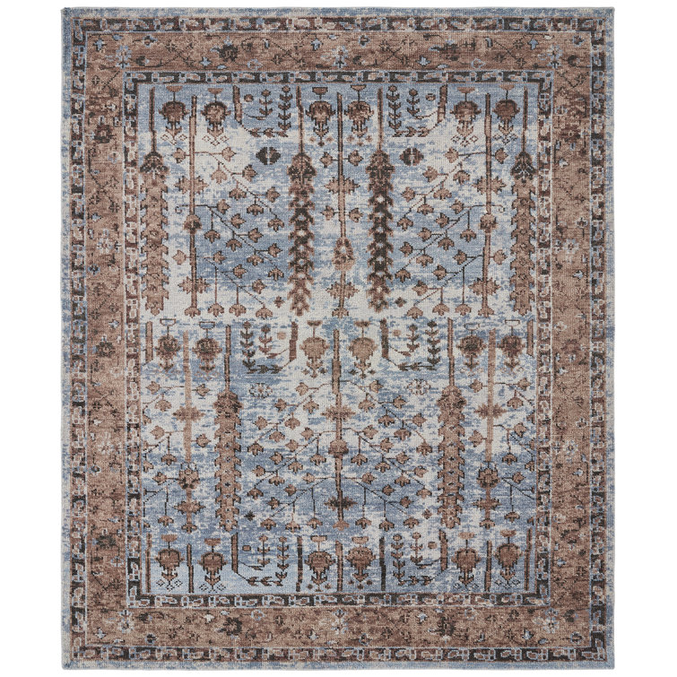 Markiyah Hand Knotted Wool Oriental Area Rug