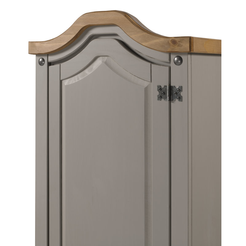 Palmea 1 Door Wardrobe, Grey
