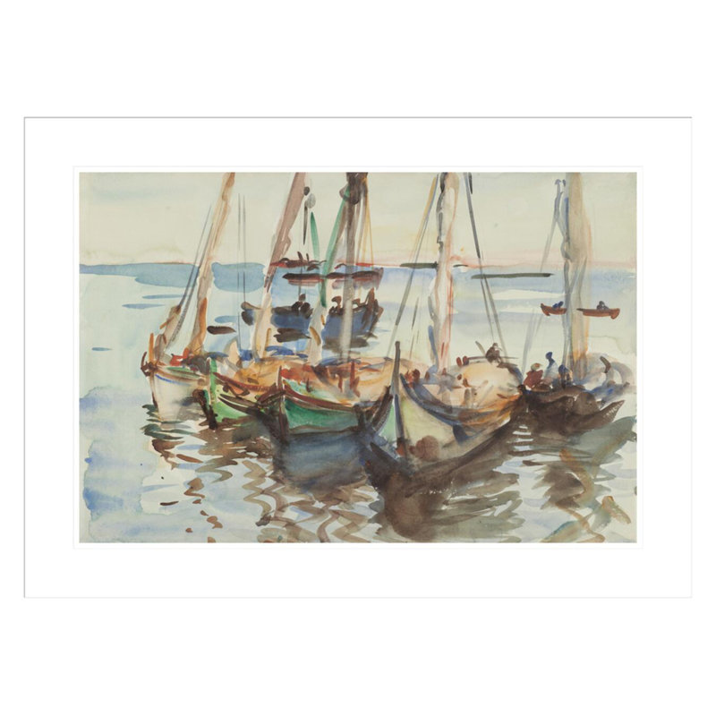«Portuguais» par John Singer Sargent, impression giclée sur cadre, H 21,8 po x l 29,5 po
