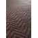 Demani Wool Chevron Area Rug in Brown