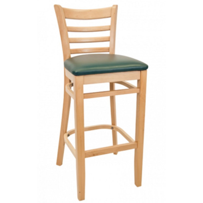 Tabouret de bar 29 po, Naturel, Vert