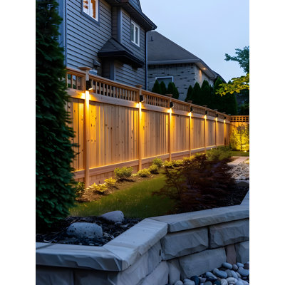 5CCT 3W LED Deck Lights, 12-24V AC/DC, Black Aluminum Housing, Low Voltage