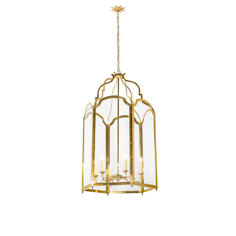 Luminaire suspendu 6 lumières Ouro