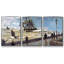 «The Jetty at Le Havre Bad Weather», 1870 - Toile encadrée à pièces multiples-451583764-451583763