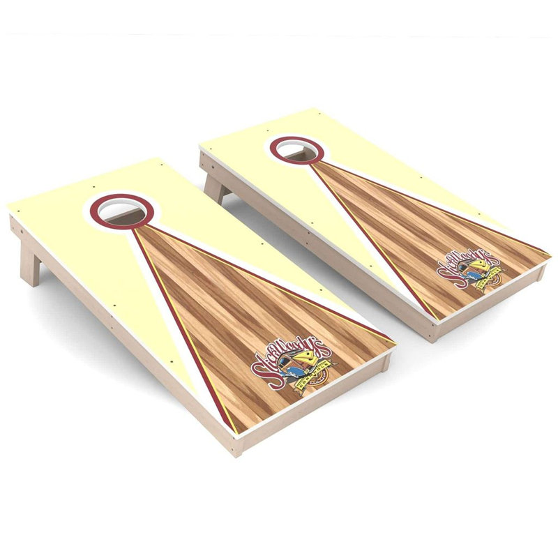 Ensemble de planches de cornhole Slip Woody, Ajouter des lumières DEL
