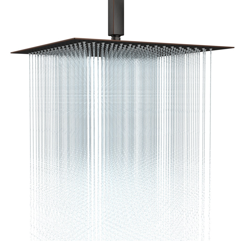 Rain Fixed Shower Head 2.5 GPM GPM, Oil Rubbed Bronze